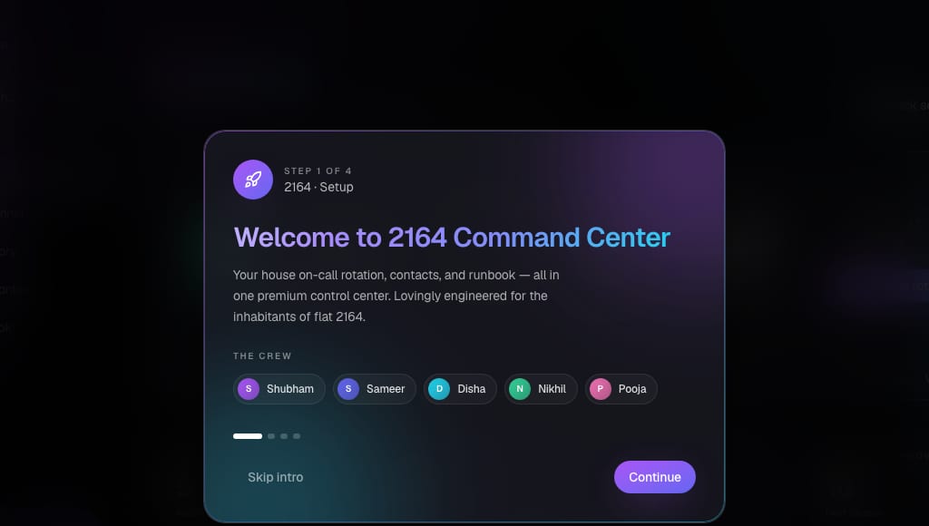 Flat Command Center screenshot